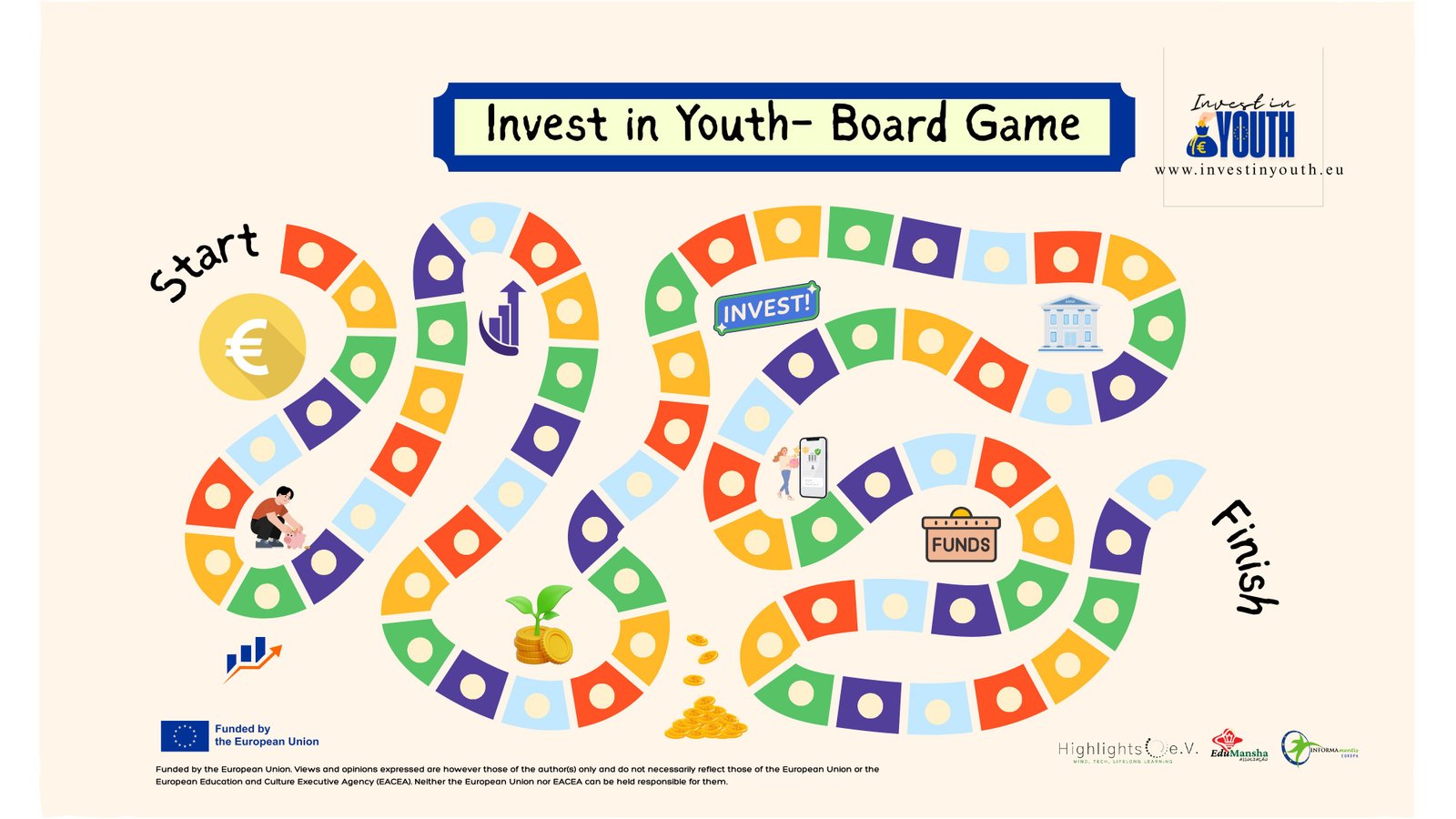 Invest in Youth board game